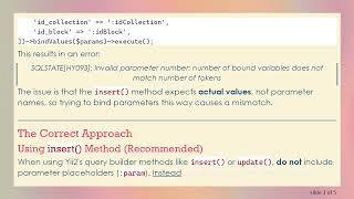 How to Bind Parameters with yii2 CreateCommand Correctly