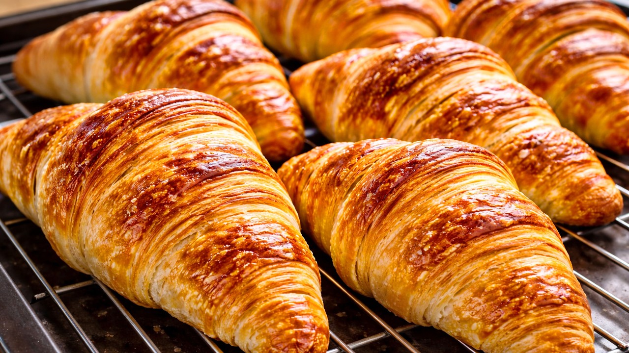 С тех пор как я узнал этот новый метод, мне очень нравится печь круассаны дома. Просто и легко!