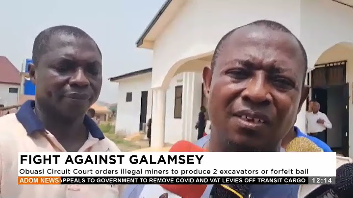 Obuasi Circuit Court orders illegal miners to produce 2 excavators or forfeit bail (01-02-25)
