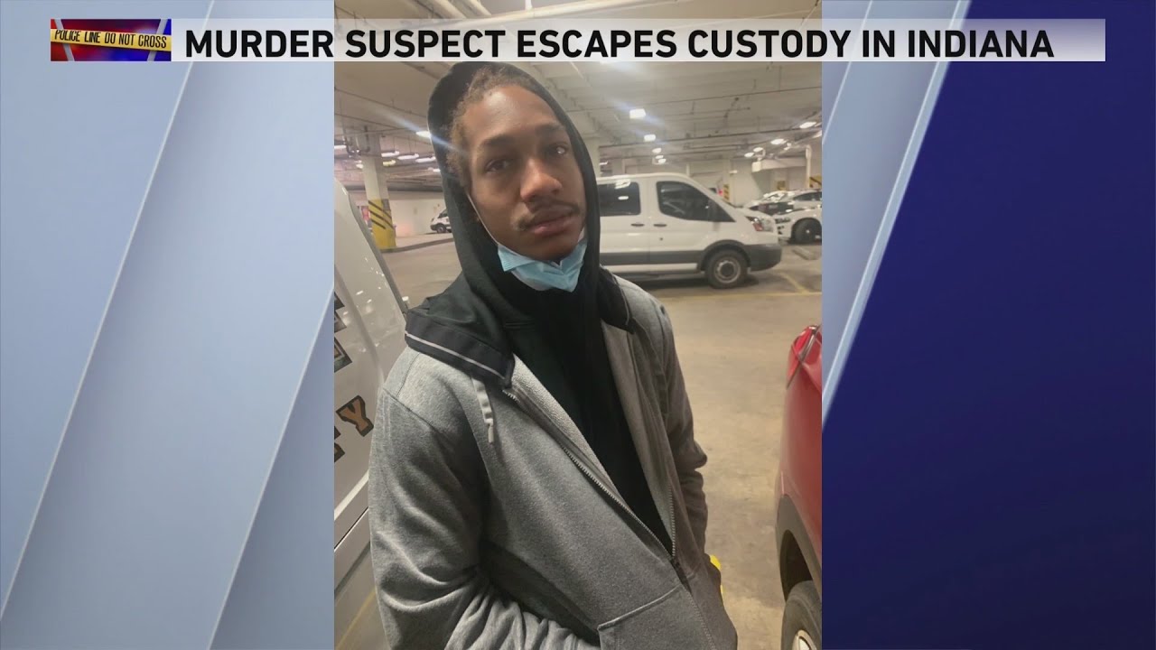 Police looking for murder suspect who escaped prisoner van in Gary