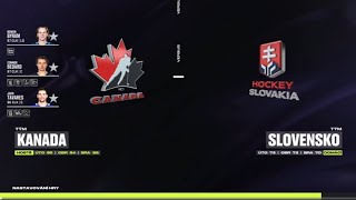 NHL 24 Predikcia MS v hokeji Štvrťfinále Slovensko vs Kanada