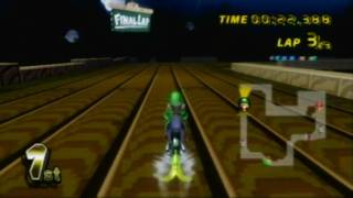 Mario Kart Wii Online - SNES Ghost Valley 2 - Luigi