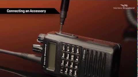 Vertex Standard eVerge VX-539 Connecting Accessory Demo 847-245-4800 www.LakelandCom.com