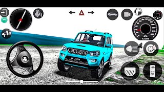 Mahindra blue scorpio modified | Indian car simulator 3d screenshot 3