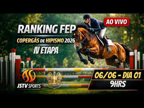 🏆 HIPISMO AO VIVO: IV Etapa Ranking FEP 2026 | Dia 01 | Caxangá Golf & Country Club