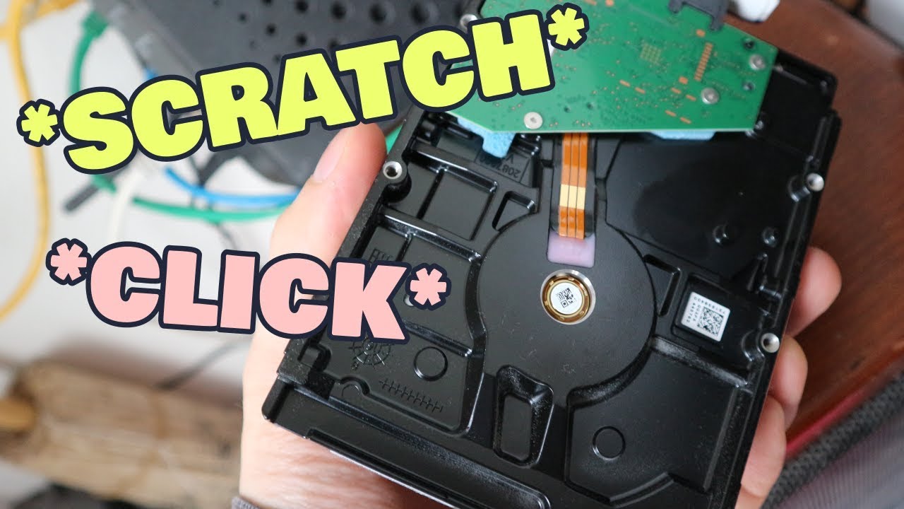 Sound of HDD Failure Hard Disk Drive Damage ScratchClick YouTube