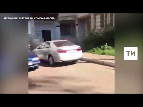 В Казани огнеборцы не смогли проехать к месту пожара