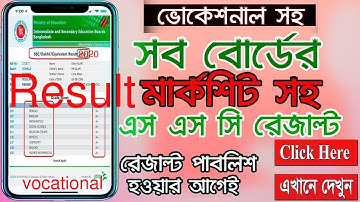 SSC Vocational Result 2020 with Marksheet | BTEB SSC Result 2020