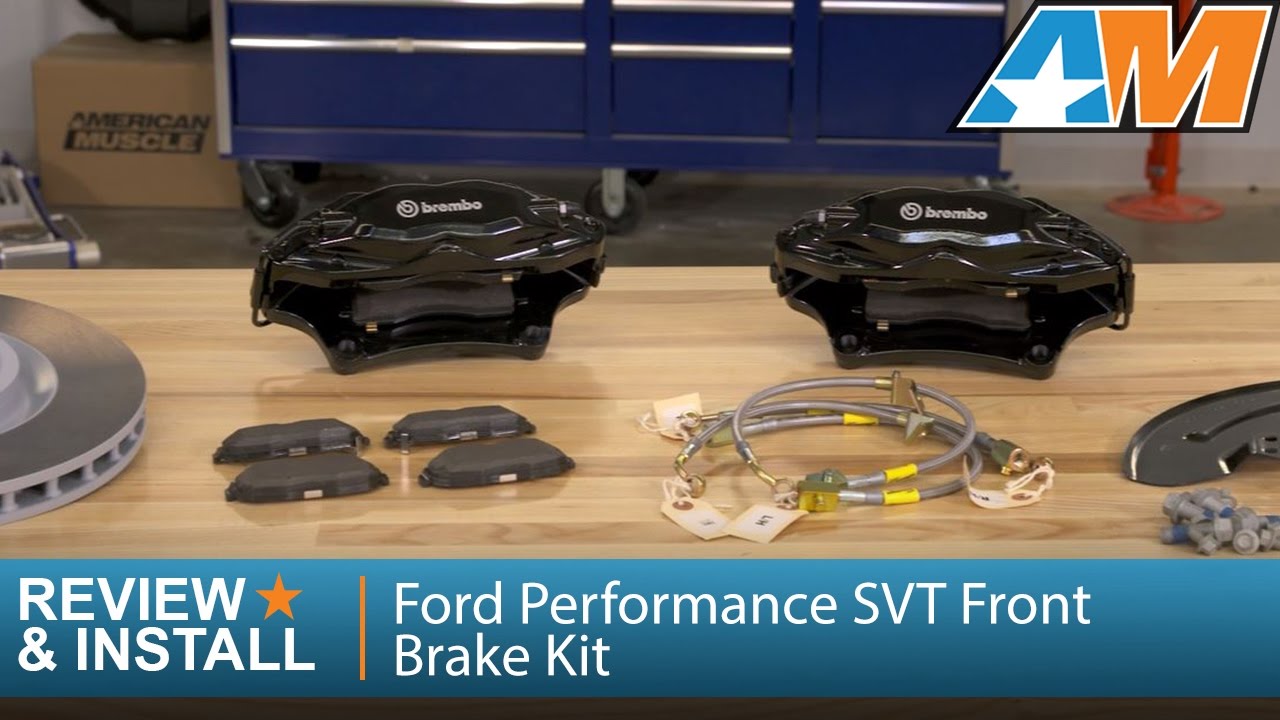 20052014 Mustang (GT, V6) Ford Performance SVT Front Brake Upgrade Kit