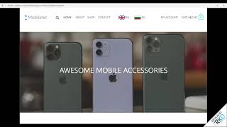 Desktop-Adobe XD-Prototype-E-Commerce-Mobiland Website