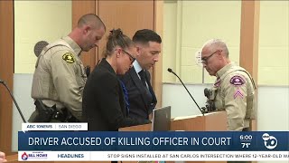 Navy sailor accused of death La Mesa officer pleads not guilty, bail set at $1M