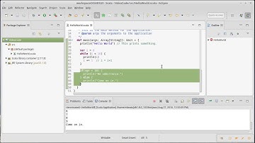 if and while (in Scala)