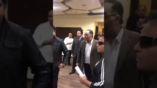 مضاربة مرتضى منصور رئيس الزمالك  مع الرئيس الجديد احمد جلال بعد إيقاف مرتضى ٤ سنوات 😂