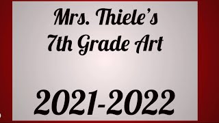 2021-2022 7th Grade Art in Review by Bethany Thiele, Art Teacher 1,159 views 1 year ago 4 minutes, 14 seconds