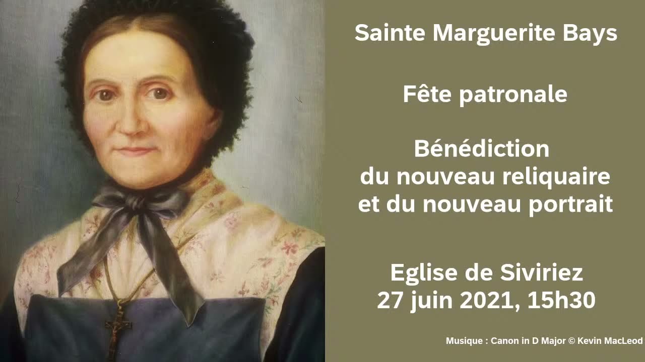 Messe d'action de grâce pour Sainte Marguerite Bays YouTube