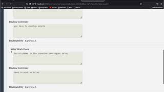 Performance Review / Exit Interview using ERPmine