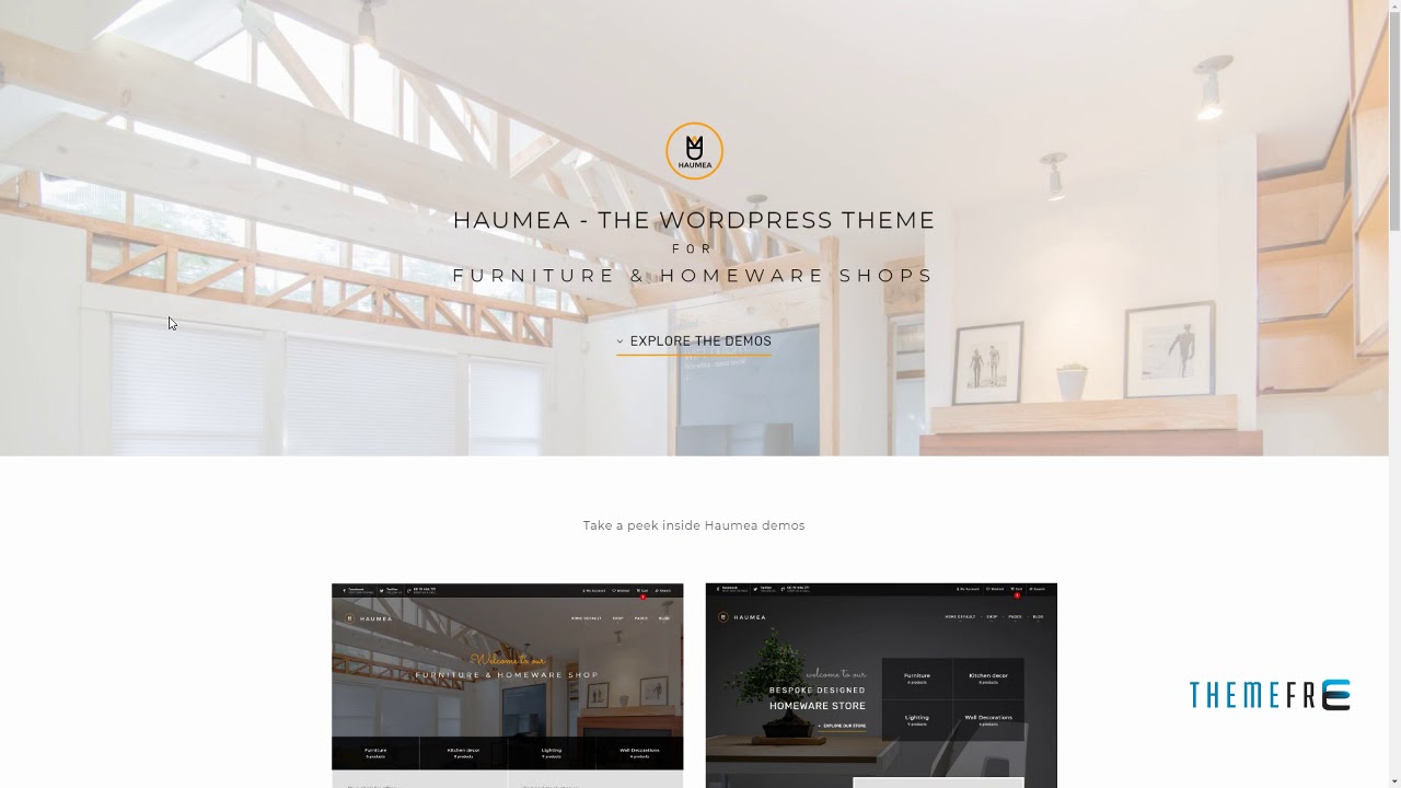 Haumea - E-commerce WP Theme for Homeware and Furniture Hakob
