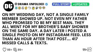 On My Wedding Day, None Of My Family Members Showed Up. Not Even My Father Who Promised To Stand By