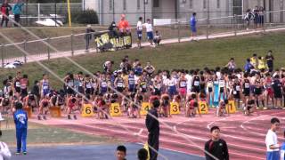 20151122 東大阪11月度記録会 中学共通男子 100m 2組