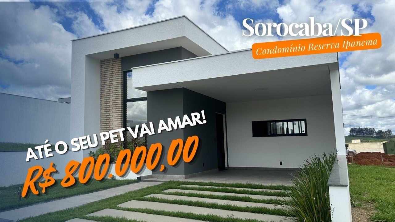 Sorocaba/SP- Condomínio Reserva Ipanema - Essa vai te SURPREENDER!