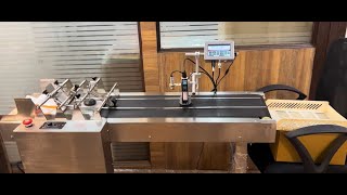 P200 Online Thermal Inkjet Printer Mounted on Stacker Conveyor to Print Variable Information