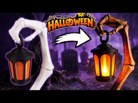🎃 HALLOWEEN How to Paint Realistic 3D Printed BONE - My Full Tutorial