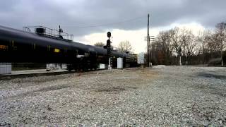 NS 8398 leads an overpowered NS 334 at Old Wauhatchie Pike