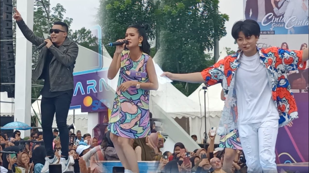 Guest star karnaval SCTV Lubuk Linggau bersama Bian gindas