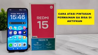 How to solve the problem of the Game Turbo shortcut not being able to be activated on the Redmi 15 screenshot 3
