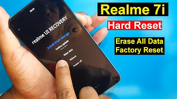 How to Hard Reset Realme 7i | Pattern Lock Unlock | Erase All Data (Factory Reset) 2022