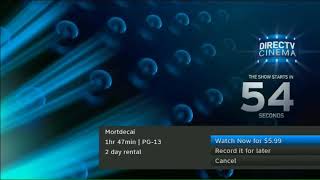 Directv cinema HD PPV -2015