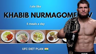 I Tried “ Khabib Nurmagomedov “ UFC diet plan for a day !! 🇮🇳