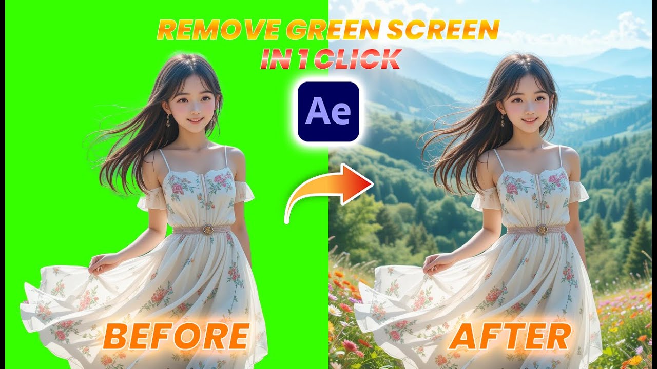 🎬 How to Remove Green Screen in After Effects | Step-by-Step Tutorial 🎬 ...