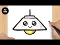 #235 How to Draw a Cute Lamp - Easy Drawing Tutorial