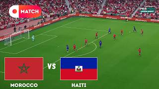 HAITI vs MOROCCO | World Cup 2026 Match Simulation | eFootball PES 21 Gameplay