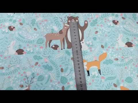 Сатин. Звірі в лісі на м'яті, видео 1