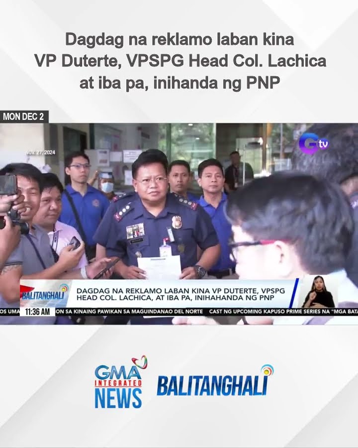 Dagdag na reklamo laban kina VP Duterte, VPSPG Head Col. Lachica, at iba pa... | Balitanghali