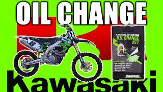 Oil and Filter Change Guide for Kawasaki KX450 2019-2022