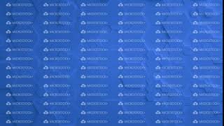 Blue Abstract Hexagon Geometric Surface Seamless Loop 4K UHD