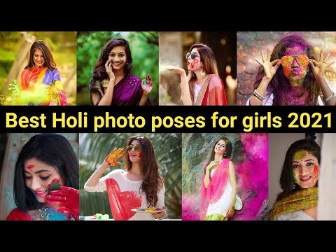 Holi Shoot | Holi photo, Happy holi photo, Holi girls