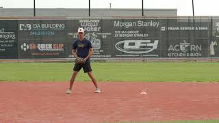 Drop step throw from SS on double play--Common flaws