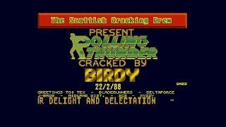 Rolling Thunder Cracktro by The Scottish Cracking Crew, 1988 | Atari ST