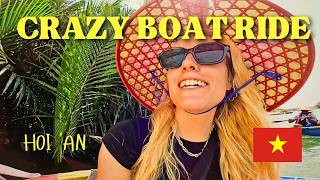Vietnam's CRAZIEST Coconut Boat Ride (We Almost Fell In 😱🥥)