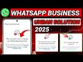 WhatsApp business Unban kaise kare 2025 | this account can no longer use whatsapp business 2025