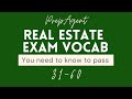 Real Estate Exam Vocabulary 31-60