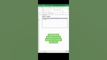 Dynamic Calendar in Excel #education #all #shorts #video