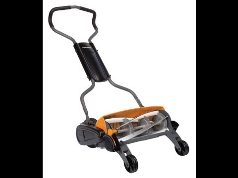 Fiskars 6201 18-Inch Staysharp Max Push Reel Lawn Mower