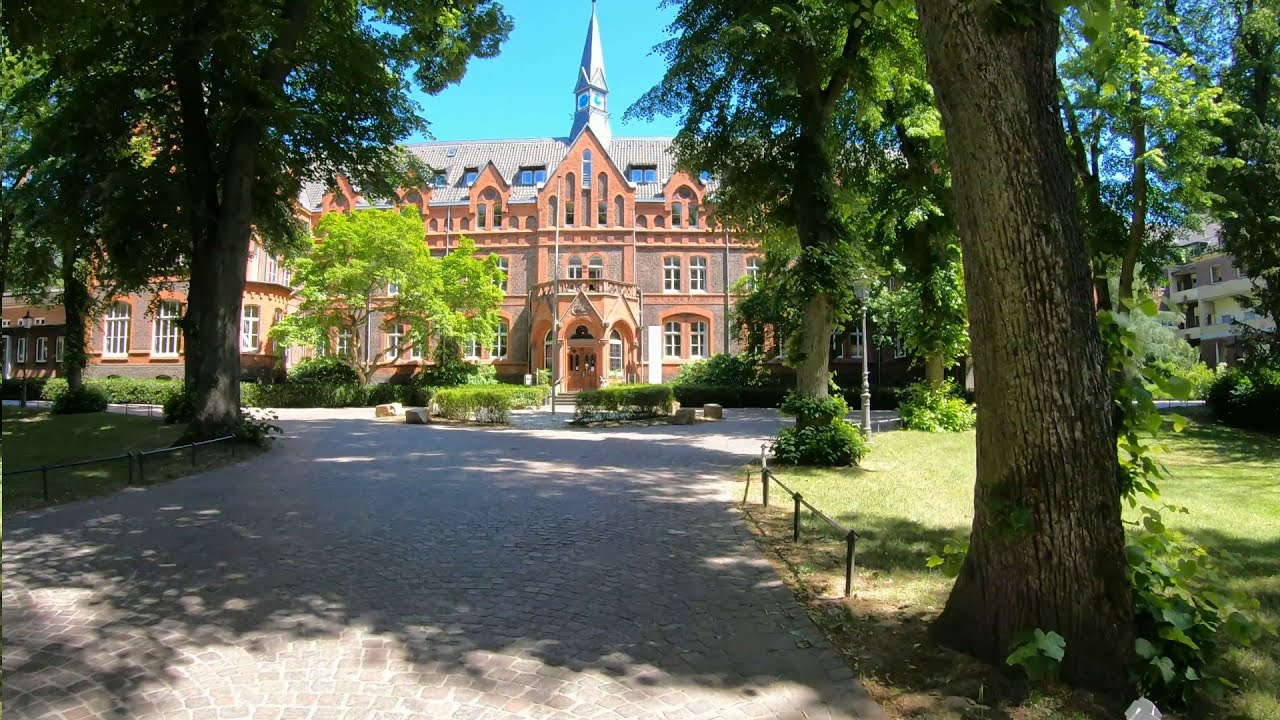 [4K] Cycling Düsseldorf | Lohausen - Schloss Kalkum via Kaiserswerth