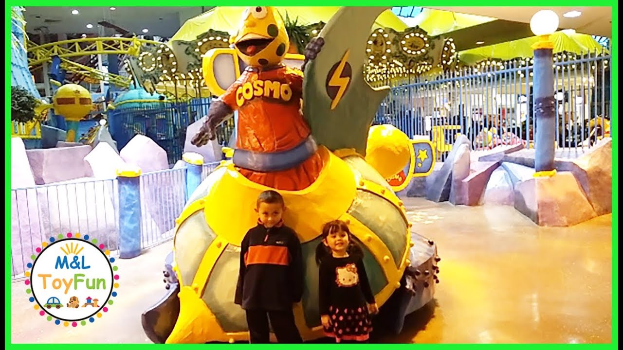 Indoor Playground Galaxyland Amusement Park Train Ride Space Bump The Wheels On The Bus  ML ToyFun