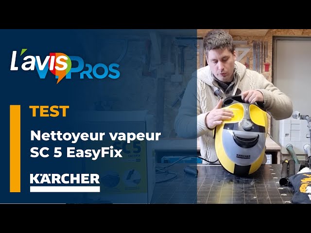 Test Kärcher SC1 Easyfix, Le meilleur nettoyeur vapeur à main